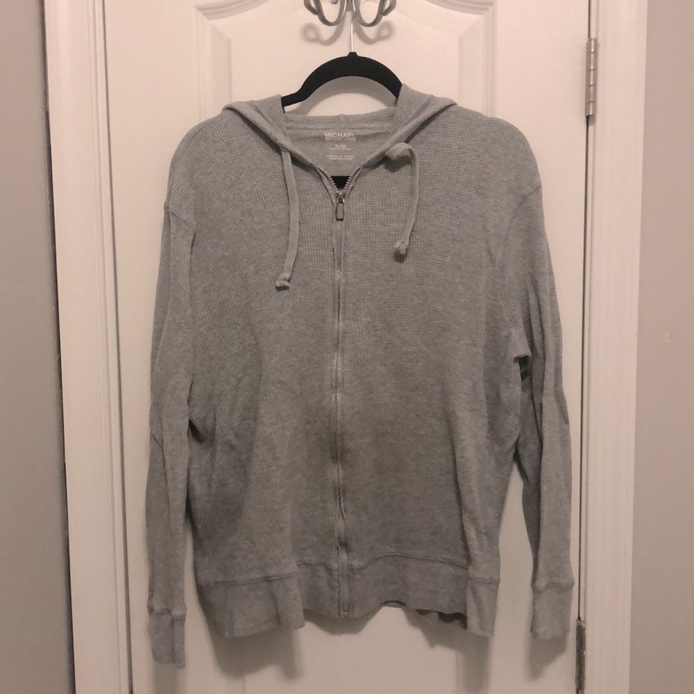 Michael Michael Kors Grey zip up hoodie size XL
